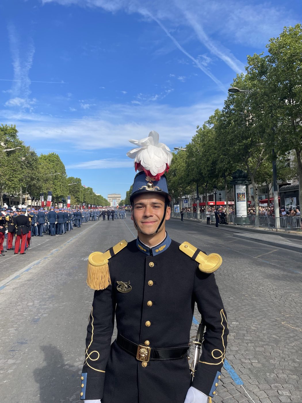 Benjamin Sant, officier formé à Saint-Cyr